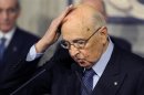 El presidente de la República italiana, Giorgio Napolitano. EFE/Archivo