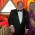 Las Vegas Sands Chairman and CEO Adelson and his wife Ochsorn pose for a photo during the opening ceremony of Sheraton Macao hotel at Sands Cotai Central in Macau