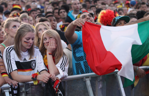 Germany v Italy - Public Viewing: UEFA EURO 2012