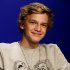 FILE - In this Sept. 28, 2011 file photo, singer Cody Simpson, 14, poses for photos during an interview in New York. Simpson is one of many young singers blazing the charts. (AP Photo/Richard Drew, file)