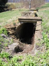 Sewer entrance
