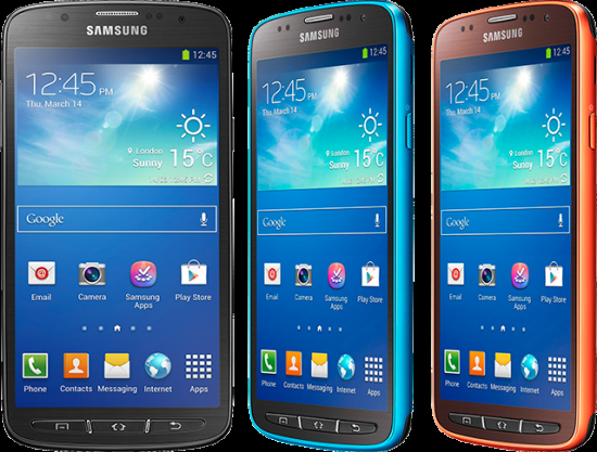 Galaxy S4 Active，也配備了灰、橘、藍三種鮮豔配色