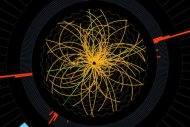 Gráfico com dados sobre o Bóson de Higgs