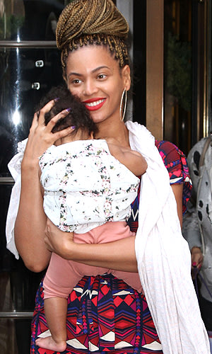 Beyonce and baby Blue Ivy. (INFDaily.com)