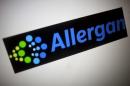 FILE PHOTO - The Allergan logo is seen in this photo illustration in Singapore