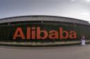 A logo of Alibaba Group is pictured at its headquarters in Hangzhou
