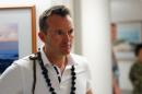 Secretary of the Army Eric Fanning tours Tripler Army Medical Center in Honolulu, Wednesday, July 27, 2016. Fanning says the Army is paying more attention to behavioral health and making sure anyone who's injured while defending the nation gets the treatment they need. He says the Army and other military branches are conducting research into how military deployment effects anger. (AP Photo/Cathy Bussewitz)
