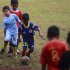 Children attend a training session of the Bogor government soccer school at Pajajaran stadium in Bogor