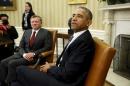 Obama meets Jordan's King Abdullah in Washington