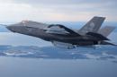 File photo of Lockheed Martin's F-35 Joint Strike Fighter flying over Patuxent River Naval Air Systems Command in Maryland
