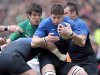 France's Pascal Pape grips the ball during the Six Nations match against Ireland