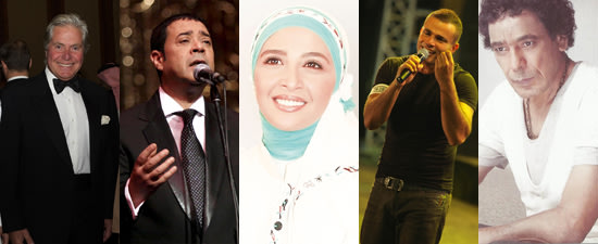 تصويت النجوم والمشاهير فى انتخابات الرئاسة 2012