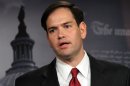 Mitt Romney could choose star US Senator Marco Rubio (pictured) of Florida as his running mate