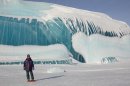 Photos: Rolling blue 'waves' hit Antarctica
