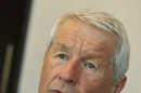 Secretary General of the Council of Europe, Thorbjorn Jagland is pictured during an interview with The Associated Press prior a meeting with top Hungarian politicians to discuss the disputed new church law of the country in Budapest, Hungary, Wednesday, March 21. Jagland says that since Parliament now decides which religious groups are recognized as churches, the issue 