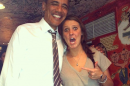 Obama and student