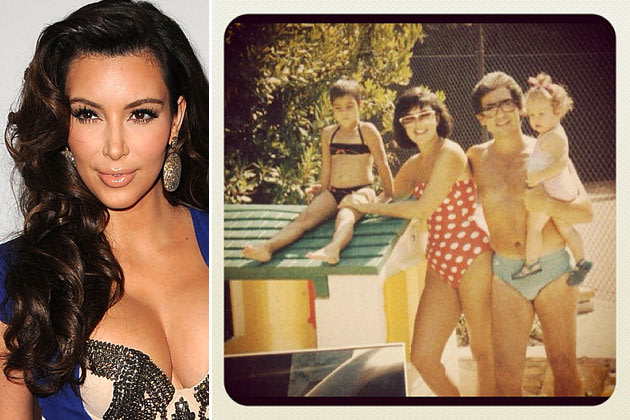 It looks like Kim Kardashian has always been a bikini babe