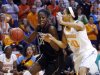 Stanford forward Chiney Ogwumike (13) drives against Tennessee center Isabelle Harrison (20) in the first half of an NCAA college basketball game on Saturday, Dec. 22, 2012, in Knoxville, Tenn. (AP Photo/Wade Payne)