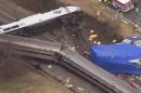RAW VIDEO: Amtrak train slams into truck in Halifax