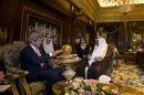 U.S. Secretary of State John Kerry meets with Saudi Arabia's King Abdullah in Riyadh