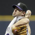 Colorado Rockies starting pitcher Kevin Millwood throws during the first inning of a baseball game against the Milwaukee Brewers Wednesday, Sept. 14, 2011, in Milwaukee. (AP Photo/Morry Gash)