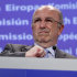 European Union Commissioner for Competition Joaquin Almunia speaks during a media conference at EU headquarters in Brussels on Tuesday, Sept. 20, 2011.  The European Union's competition commissioner warned Tuesday that more than the nine banks that failed the stress test may need to be recapitalized because of the debt crisis. (AP Photo/Virginia Mayo)