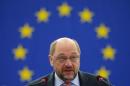 European Parliament President Schulz presides a debate on the outcome of last EU-Turkey summit at the European Parliament in Strasbourg