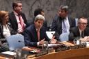 US Secretary of State John Kerry chairs a meeting of the United Nations Security Council on September 19, 2014