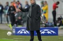 Chelsea's Portuguese manager Jose Mourinho gestures at National Arena Stadium in Bucharest, Romania on October 1, 2013