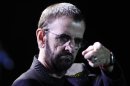 Musician Ringo Starr performs during his concert at the Ulysses Guimaraes Convention Center in Brasilia