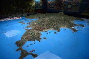 A panorama model of a battlefield in east China&#39;s&nbsp;&hellip;