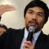 Manny Pacquiao (pictured) faces unbeaten American Timothy Bradley on June 9 in Las Vegas