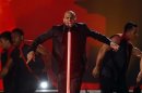 Singer Chris Brown performs during the Billboard Music Awards at the MGM Grand Garden Arena in Las Vegas