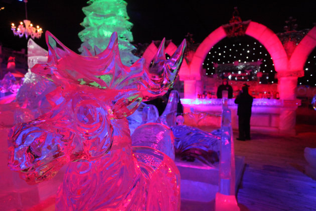 Snow & Ice Sculpture Festival in Bruges