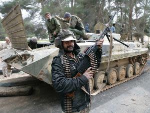 Pasukan pemberontak di Libya