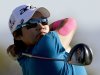 Yani Tseng, of Taiwan, hits from the tee on the 11th hole during the second round of the LPGA Kraft Nabisco Championship golf tournament in Rancho Mirage, Calif., Friday, March 30, 2012. (AP Photo/Chris Carlson)