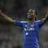 Chelsea's Drogba celebrates victory in their Champions League final soccer match against Bayern Munich at the Allianz Arena in Munich