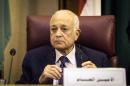 Arab League Secretary General Nabil al-Arabi attends the Arab foreign ministers' meeting at the Arab League headquarters in Cairo, on April 9, 2014