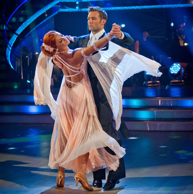 Harry and Aliona got the first 10 of the series woops BBC