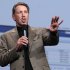In this Oct. 5, 2011 photo, Oracle CEO Larry Ellison speaks during the Oracle OpenWorld Keynote in San Francisco. Ellison has reached a deal to buy 98 percent of the island of Lanai from its current owner, Hawaii Gov. Neil Abercrombie said Wednesday, June 20, 2012. (AP Photo/Jeff Chiu)
