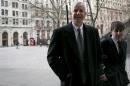 Dish Network Chairman Ergen arrives at the U.S. Bankruptcy Court in Manhattan