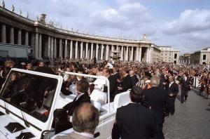 Pope John Paul II is helped by his bodyguards after&nbsp;&hellip;