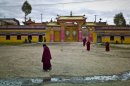 Lobsang Kalsang, a Buddhist monk, and former monk Damchoe died in hospital after setting themselves on fire in Aba town