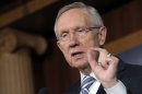 Senate Majority Leader Harry Reid of Nev. gestures as he discusses Tuesday's election results during a news conference on Capitol Hill in Washington, Wednesday, Nov. 7, 2012. (AP Photo/Susan Walsh)