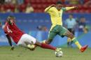 Football - Men's First Round - Group A Denmark v South Africa