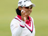 Taiwan's Yani Tseng, reacts after her putt on the fifth during the final round of the Women's British Open at Carnoustie Golf Club, Carnoustie, Scotland, Sunday July 31, 2011.(AP Photo/Scott Heppell)