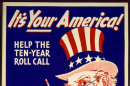 FILE - This file photo provided by the University of Texas at Arlington Library shows an image of a poster used for promotional efforts during the 1940 Census. Interest in the newly released 1940 U.S. census is so great that the government website with the information was nearly paralyzed shortly after the records became available to the public for the first time on Monday, April 2, 2012. (AP Photo/UTA Library via The Fort Worth Star-Telegram)
