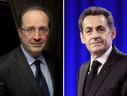 Hollande et Sarkozy en hausse, Le Pen et Bayrou en baisse selon Ipsos Photo_1328592069581-1-0