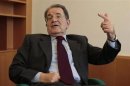 United Nations special envoy to the Sahel Romano Prodi speaks during an interview with Reuters in Rome