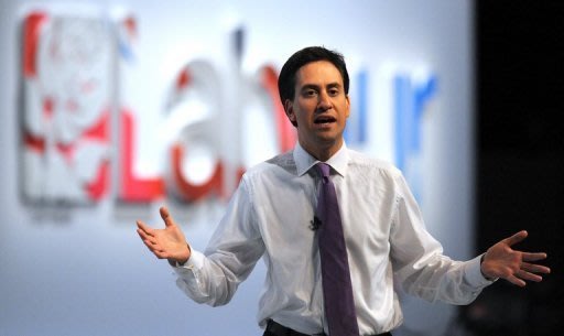 زعيم حزب العمال البريطاني اد ميليباند في 28 ايلول/سبتمبر 2011